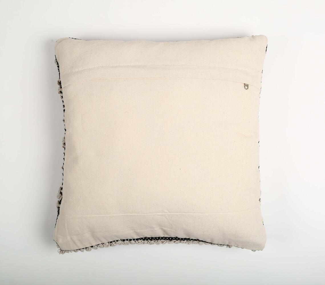 Tasseled & Diamond Tufted Cushion Cover - GAAIA