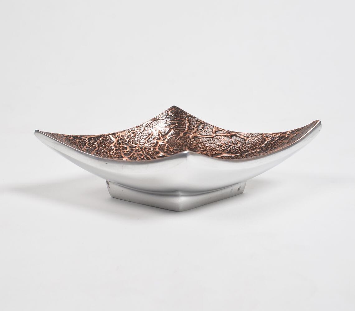 Textured Aluminium Diamond-Shaped Serving Platter - GAAIA