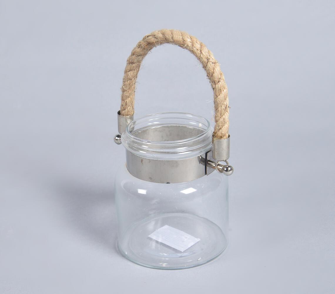 Transparent Glass Decorative Votive Jar - GAAIA