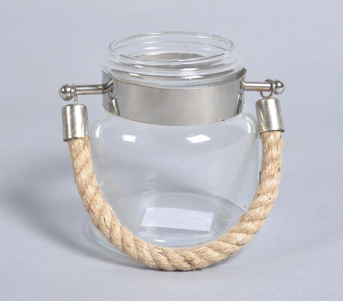 Transparent Glass Decorative Votive Jar - GAAIA