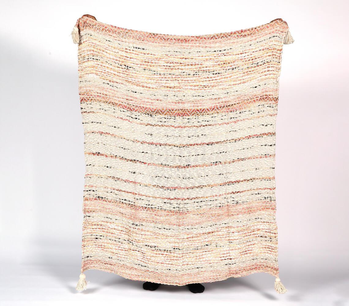 Tufted and Handwoven Cozy Throw - GAAIA